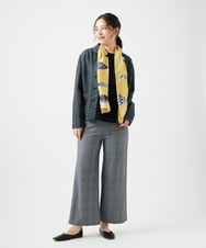 NGDEF17430 GIANNI LO GIUDICE(ジャンニ ロ ジュディチェ) 綿麻ヘリンボーンジャケット ブラック