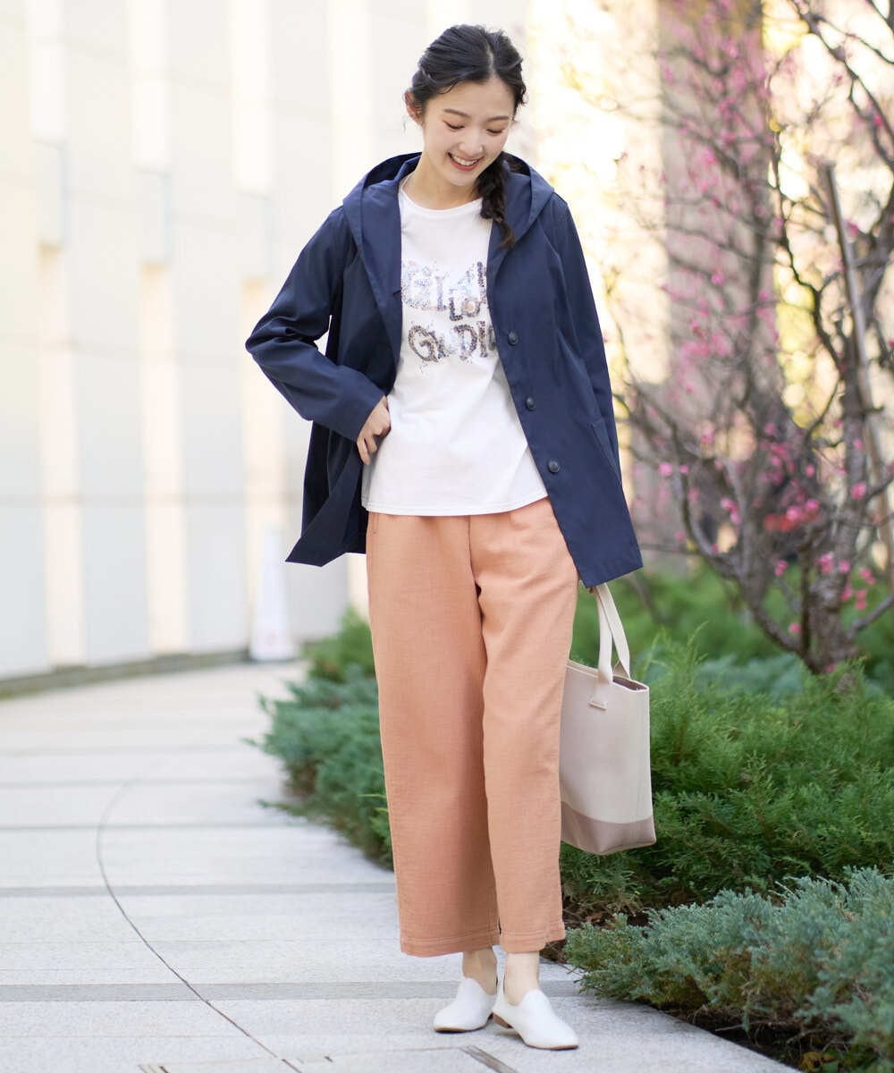 NGDEF18360 GIANNI LO GIUDICE(ジャンニ ロ ジュディチェ) シャンブレーリバーコート ネイビー