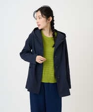 NGDEF18360 GIANNI LO GIUDICE(ジャンニ ロ ジュディチェ) シャンブレーリバーコート ネイビー