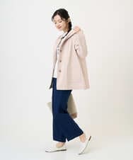 NGDEF18360 GIANNI LO GIUDICE(ジャンニ ロ ジュディチェ) シャンブレーリバーコート ピンクベージュ