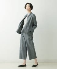 NGDET06390 GIANNI LO GIUDICE(ジャンニ ロ ジュディチェ) [日本製]スラブポプリンジャケット ネイビー