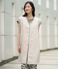 NGDGE41390 GIANNI LO GIUDICE(ジャンニ ロ ジュディチェ) [洗える]デニム調リネンジレ ネイビー