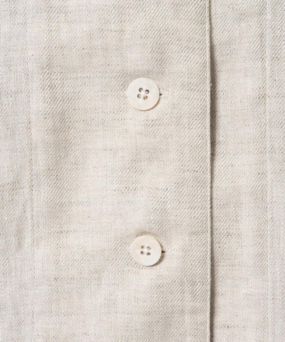 NGDGE41390 GIANNI LO GIUDICE(ジャンニ ロ ジュディチェ) [洗える]デニム調リネンジレ ネイビー