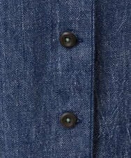 NGDGE41390 GIANNI LO GIUDICE(ジャンニ ロ ジュディチェ) [洗える]デニム調リネンジレ ネイビー