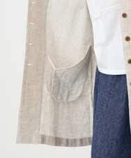 NGDGE41390 GIANNI LO GIUDICE(ジャンニ ロ ジュディチェ) [洗える]デニム調リネンジレ ベージュ