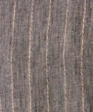 NGDGE50430 GIANNI LO GIUDICE(ジャンニ ロ ジュディチェ) [洗える]リネンステッチストライプジャケット ブラック