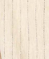 NGDGE50430 GIANNI LO GIUDICE(ジャンニ ロ ジュディチェ) [洗える]リネンステッチストライプジャケット ブラック