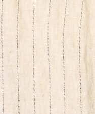 NGDGE51300 GIANNI LO GIUDICE(ジャンニ ロ ジュディチェ) [洗える]リネンステッチストライプベスト ブラック