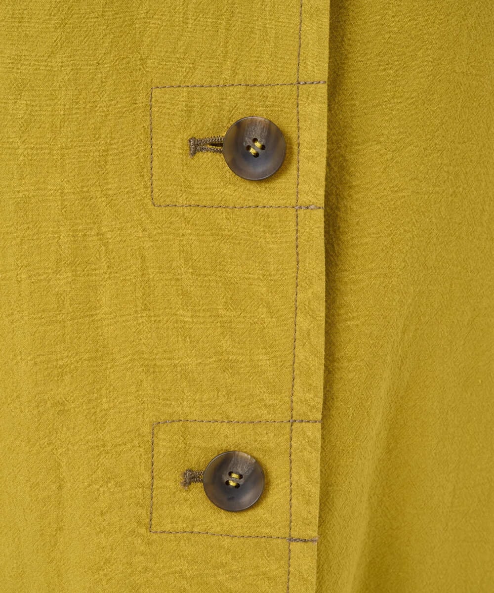 NGDGF26360 GIANNI LO GIUDICE(ジャンニ ロ ジュディチェ) [洗える]コットンナチュラルワッシャージャケット イエロー