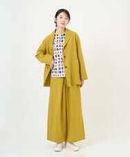 NGDGF26360 GIANNI LO GIUDICE(ジャンニ ロ ジュディチェ) [洗える]コットンナチュラルワッシャージャケット イエロー