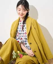 NGDGF26360 GIANNI LO GIUDICE(ジャンニ ロ ジュディチェ) [洗える]コットンナチュラルワッシャージャケット イエロー