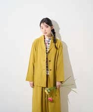 NGDGF26360 GIANNI LO GIUDICE(ジャンニ ロ ジュディチェ) [洗える]コットンナチュラルワッシャージャケット イエロー