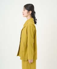 NGDGF26360 GIANNI LO GIUDICE(ジャンニ ロ ジュディチェ) [洗える]コットンナチュラルワッシャージャケット イエロー