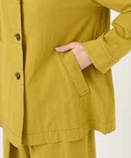 NGDGF26360 GIANNI LO GIUDICE(ジャンニ ロ ジュディチェ) [洗える]コットンナチュラルワッシャージャケット イエロー