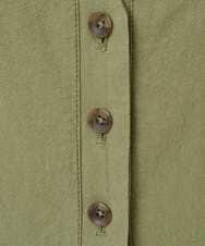 NGDGF27270 GIANNI LO GIUDICE(ジャンニ ロ ジュディチェ) [洗える]コットンナチュラルワッシャーベスト グリーン