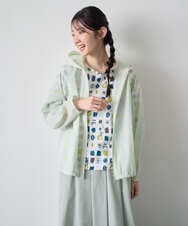 NGDGF37290 GIANNI LO GIUDICE(ジャンニ ロ ジュディチェ) [洗える]ナイロンストレッチタフタブルゾン ミントグリーン