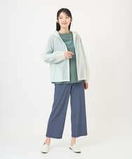 NGDGF37290 GIANNI LO GIUDICE(ジャンニ ロ ジュディチェ) [洗える]ナイロンストレッチタフタブルゾン ミントグリーン