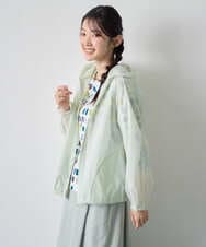 NGDGF37290 GIANNI LO GIUDICE(ジャンニ ロ ジュディチェ) [洗える]ナイロンストレッチタフタブルゾン ネイビー