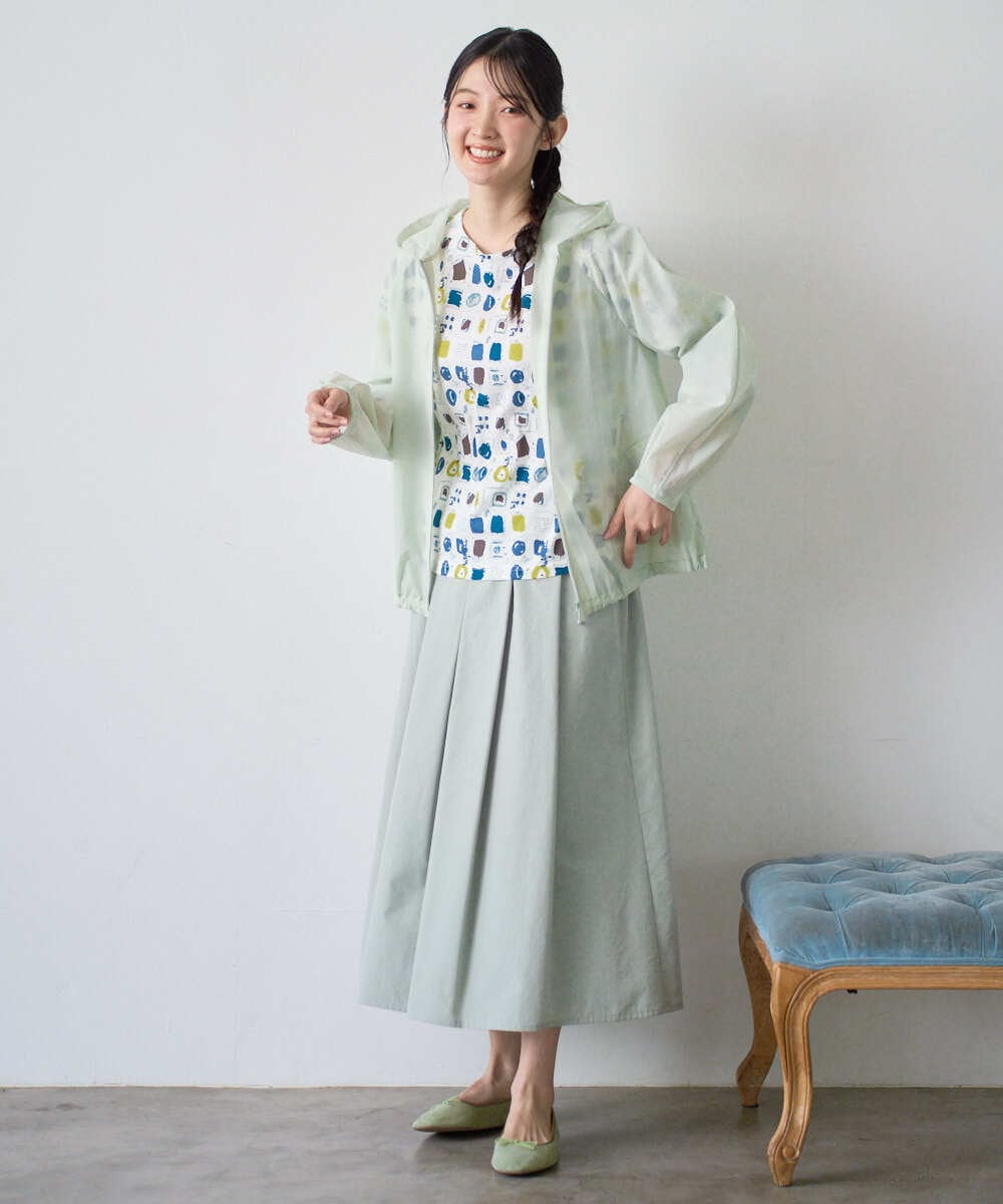 NGDGF37290 GIANNI LO GIUDICE(ジャンニ ロ ジュディチェ) [洗える]ナイロンストレッチタフタブルゾン ネイビー