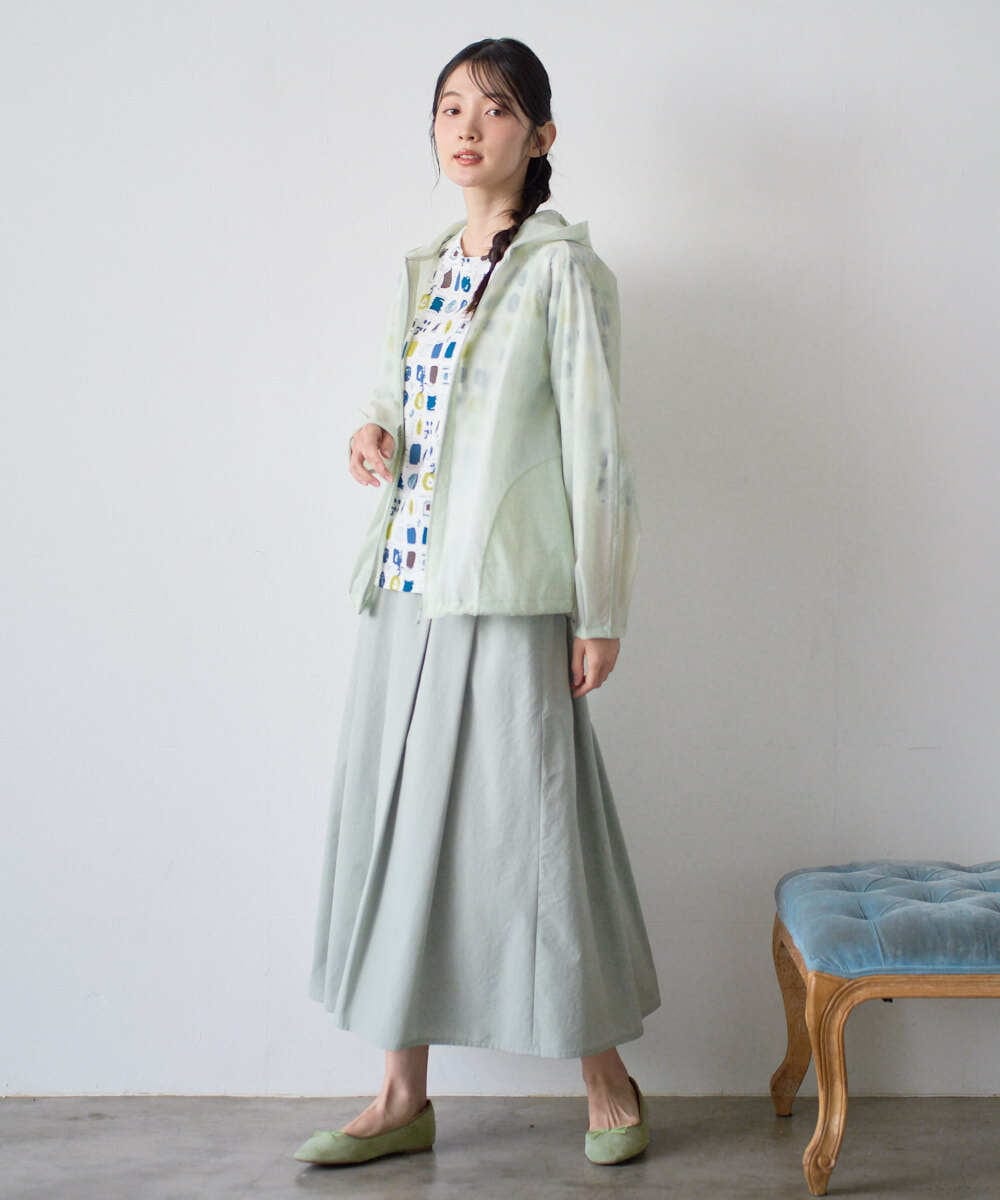 NGDGF37290 GIANNI LO GIUDICE(ジャンニ ロ ジュディチェ) [洗える]ナイロンストレッチタフタブルゾン ネイビー