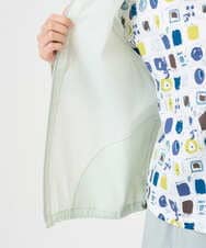 NGDGF37290 GIANNI LO GIUDICE(ジャンニ ロ ジュディチェ) [洗える]ナイロンストレッチタフタブルゾン ネイビー