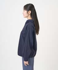 NGDGF37290 GIANNI LO GIUDICE(ジャンニ ロ ジュディチェ) [洗える]ナイロンストレッチタフタブルゾン ネイビー