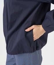 NGDGF37290 GIANNI LO GIUDICE(ジャンニ ロ ジュディチェ) [洗える]ナイロンストレッチタフタブルゾン ネイビー