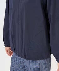 NGDGF37290 GIANNI LO GIUDICE(ジャンニ ロ ジュディチェ) [洗える]ナイロンストレッチタフタブルゾン ネイビー