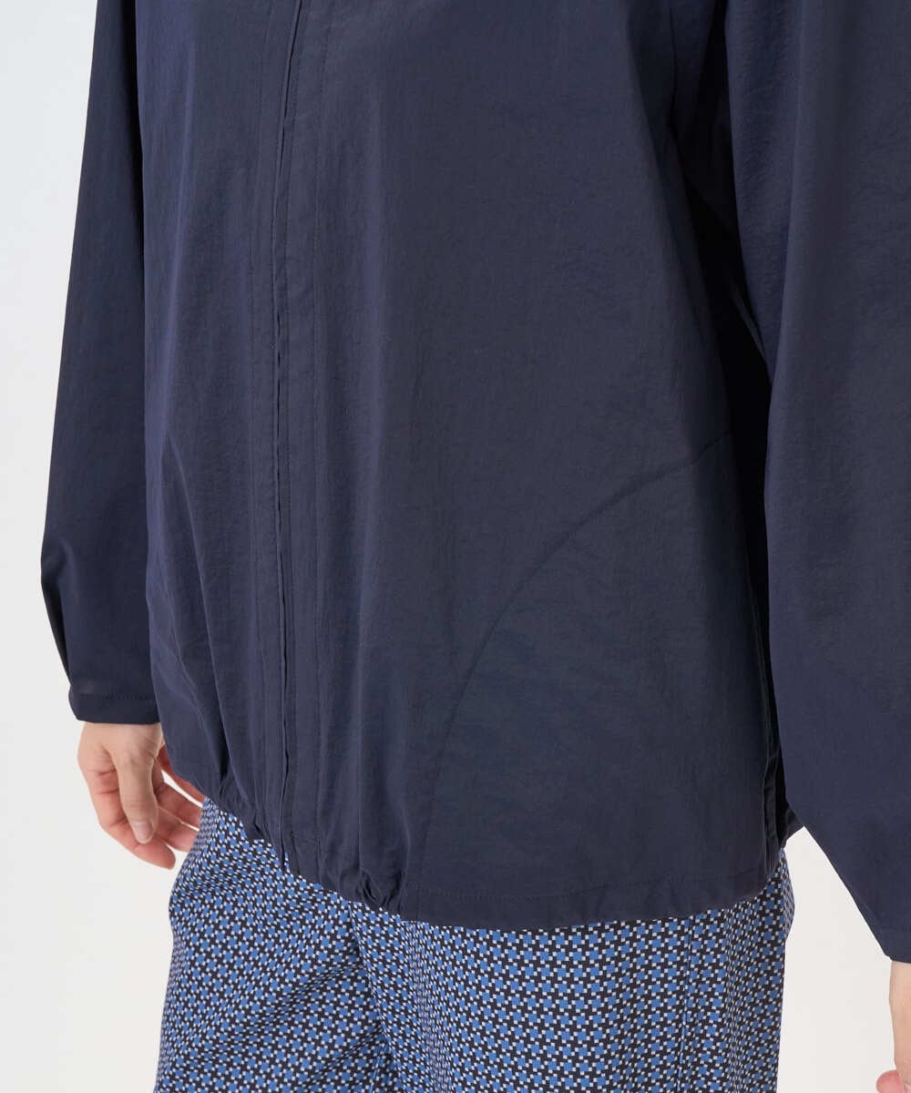 NGDGF37290 GIANNI LO GIUDICE(ジャンニ ロ ジュディチェ) [洗える]ナイロンストレッチタフタブルゾン ネイビー