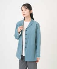 NGDGF57450 GIANNI LO GIUDICE(ジャンニ ロ ジュディチェ) [洗える・日本製]クレイペーパーナイロンジャケット ライトブルー