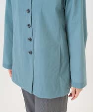 NGDGF57450 GIANNI LO GIUDICE(ジャンニ ロ ジュディチェ) [洗える・日本製]クレイペーパーナイロンジャケット ライトブルー