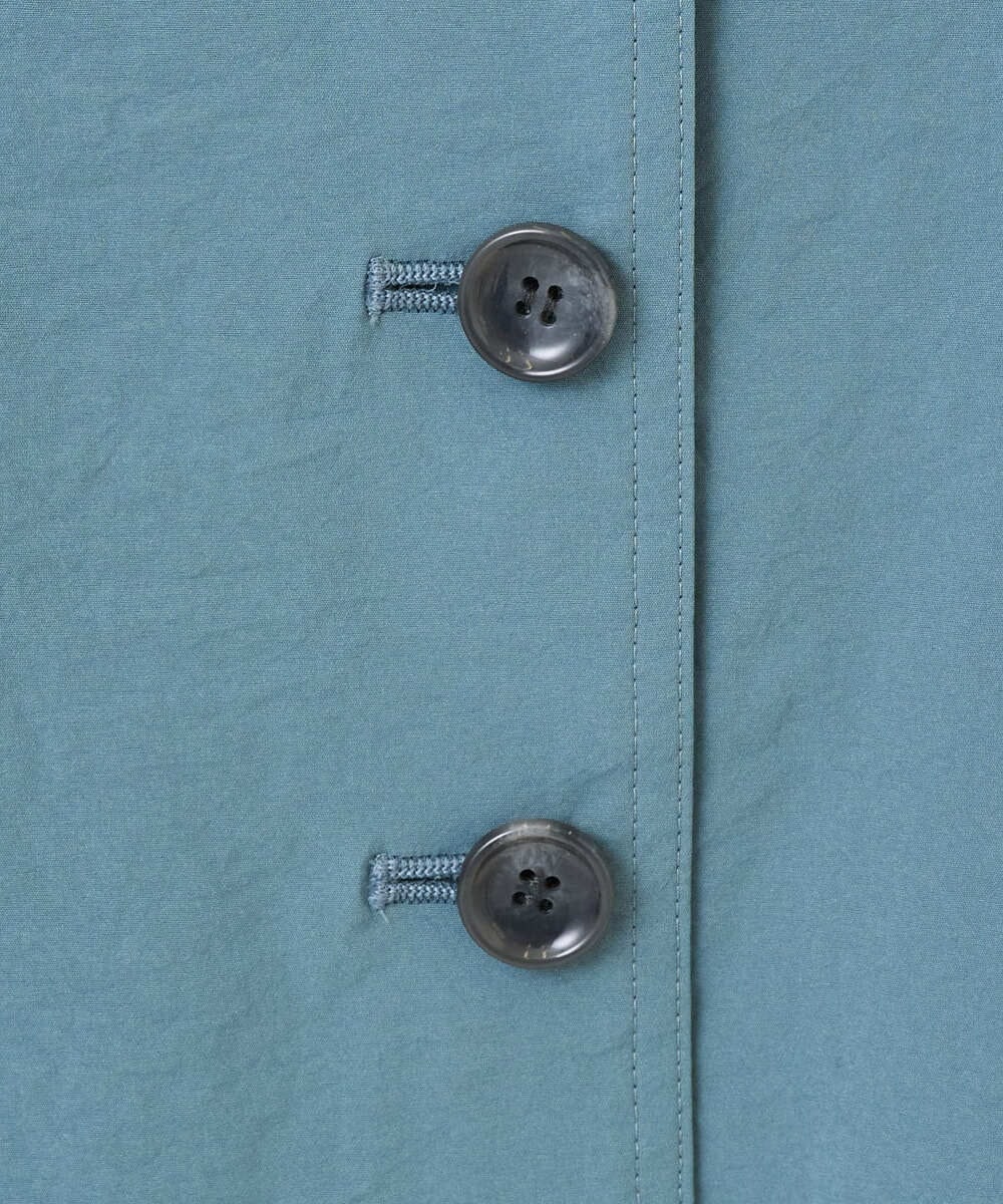 NGDGF57450 GIANNI LO GIUDICE(ジャンニ ロ ジュディチェ) [洗える・日本製]クレイペーパーナイロンジャケット ライトブルー