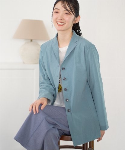 NGDGF57450 GIANNI LO GIUDICE [洗える・日本製]クレイペーパーナイロンジャケット