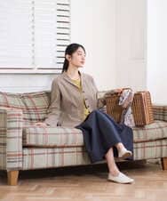 NGDGF57450 GIANNI LO GIUDICE(ジャンニ ロ ジュディチェ) [洗える・日本製]クレイペーパーナイロンジャケット ライトブルー