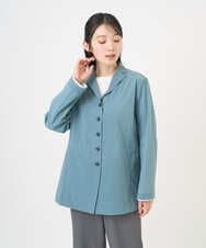 NGDGF57450 GIANNI LO GIUDICE(ジャンニ ロ ジュディチェ) [洗える・日本製]クレイペーパーナイロンジャケット ライトブルー