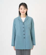 NGDGF57450 GIANNI LO GIUDICE(ジャンニ ロ ジュディチェ) [洗える・日本製]クレイペーパーナイロンジャケット ライトブルー