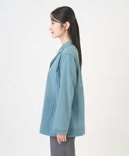 NGDGF57450 GIANNI LO GIUDICE(ジャンニ ロ ジュディチェ) [洗える・日本製]クレイペーパーナイロンジャケット ライトブルー