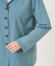 NGDGF57450 GIANNI LO GIUDICE(ジャンニ ロ ジュディチェ) [洗える・日本製]クレイペーパーナイロンジャケット ライトブルー