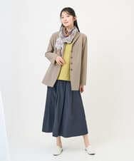 NGDGF57450 GIANNI LO GIUDICE(ジャンニ ロ ジュディチェ) [洗える・日本製]クレイペーパーナイロンジャケット ベージュ