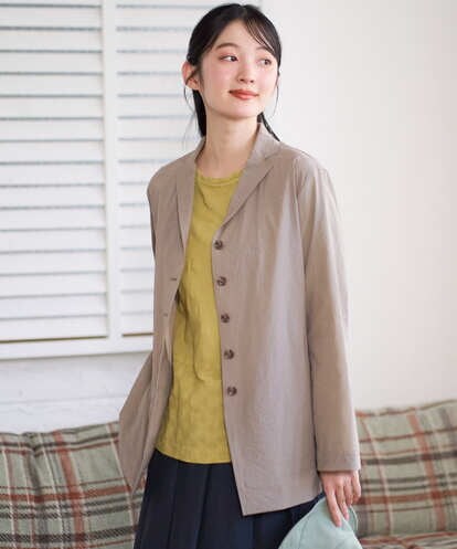 NGDGF57450 GIANNI LO GIUDICE [洗える・日本製]クレイペーパーナイロンジャケット