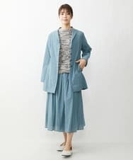 NGDGU17450 GIANNI LO GIUDICE(ジャンニ ロ ジュディチェ) [日本製]クレイペーパーナイロンジャケット ライトブルー