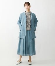 NGDGU17450 GIANNI LO GIUDICE(ジャンニ ロ ジュディチェ) [日本製]クレイペーパーナイロンジャケット ライトブルー