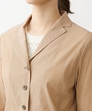 NGDGU17450 GIANNI LO GIUDICE(ジャンニ ロ ジュディチェ) [日本製]クレイペーパーナイロンジャケット ベージュ