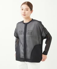NGDGV40200 GIANNI LO GIUDICE(ジャンニ ロ ジュディチェ) [洗える]リップストップナイロンジャケット ブラック