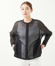 NGDGV40200 GIANNI LO GIUDICE(ジャンニ ロ ジュディチェ) [洗える]リップストップナイロンジャケット ブラック
