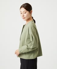 NGDHA01270 GIANNI LO GIUDICE(ジャンニ ロ ジュディチェ) [撥水加工・洗える]ナイロンリぺレントブルゾン カーキ