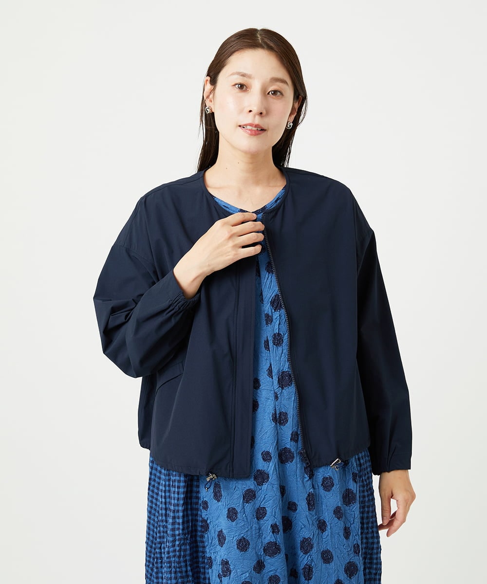 NGDHA01270 GIANNI LO GIUDICE(ジャンニ ロ ジュディチェ) [撥水加工・洗える]ナイロンリぺレントブルゾン ネイビー
