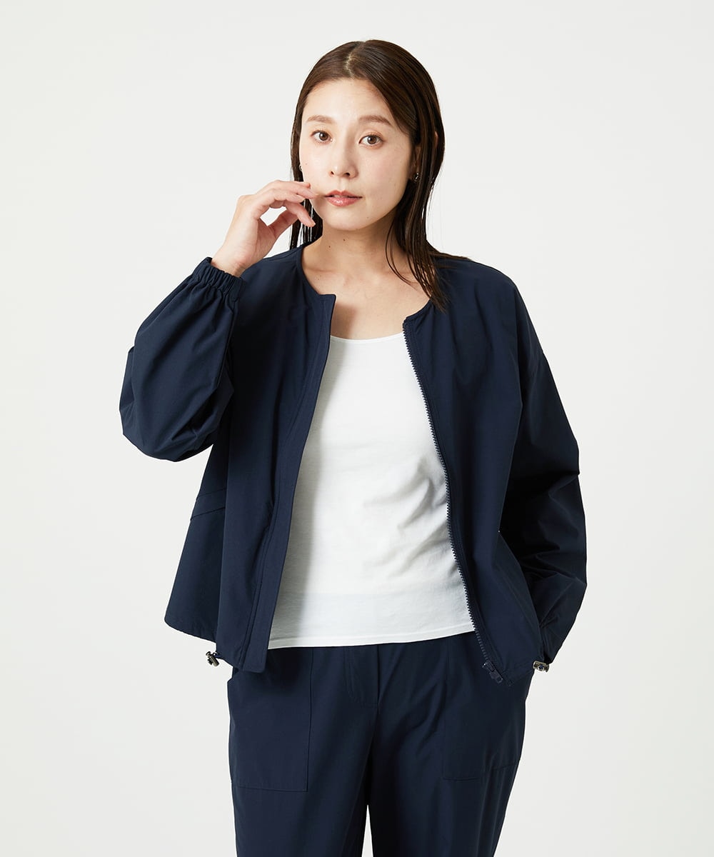 NGDHA01270 GIANNI LO GIUDICE(ジャンニ ロ ジュディチェ) [撥水加工・洗える]ナイロンリぺレントブルゾン ネイビー