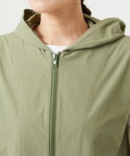 NGDHA02290 GIANNI LO GIUDICE(ジャンニ ロ ジュディチェ) [撥水加工・洗える]ナイロンリぺレントロングジレ カーキ