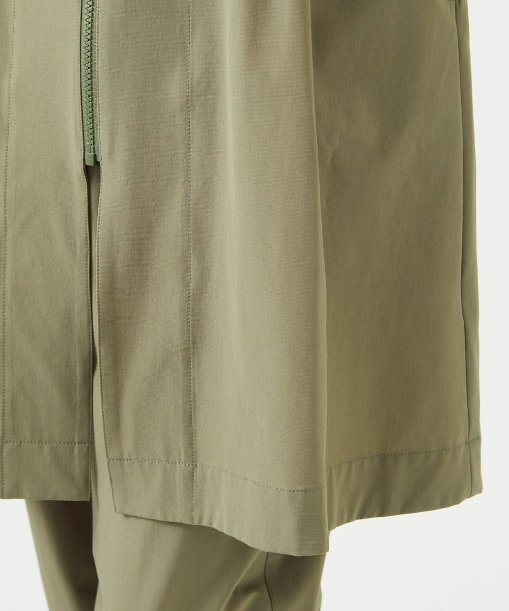 NGDHA02290 GIANNI LO GIUDICE(ジャンニ ロ ジュディチェ) [洗える・撥水加工]ナイロンリぺレントロングジレ カーキ